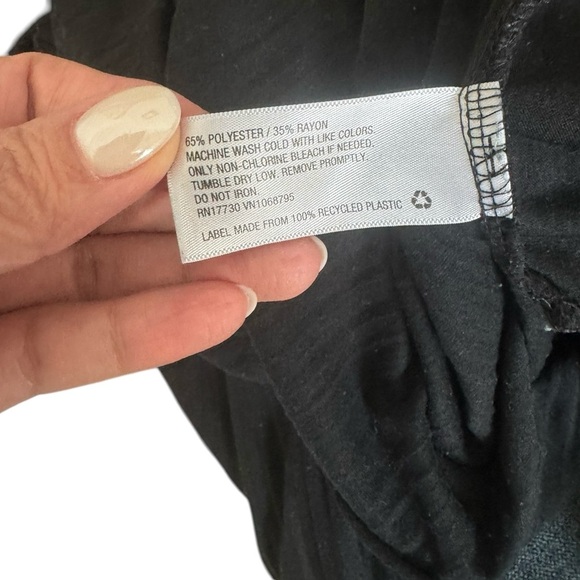 A New Day Black Sleeveless Ribbed Midi Dress – Size L - Picture 4 of 5